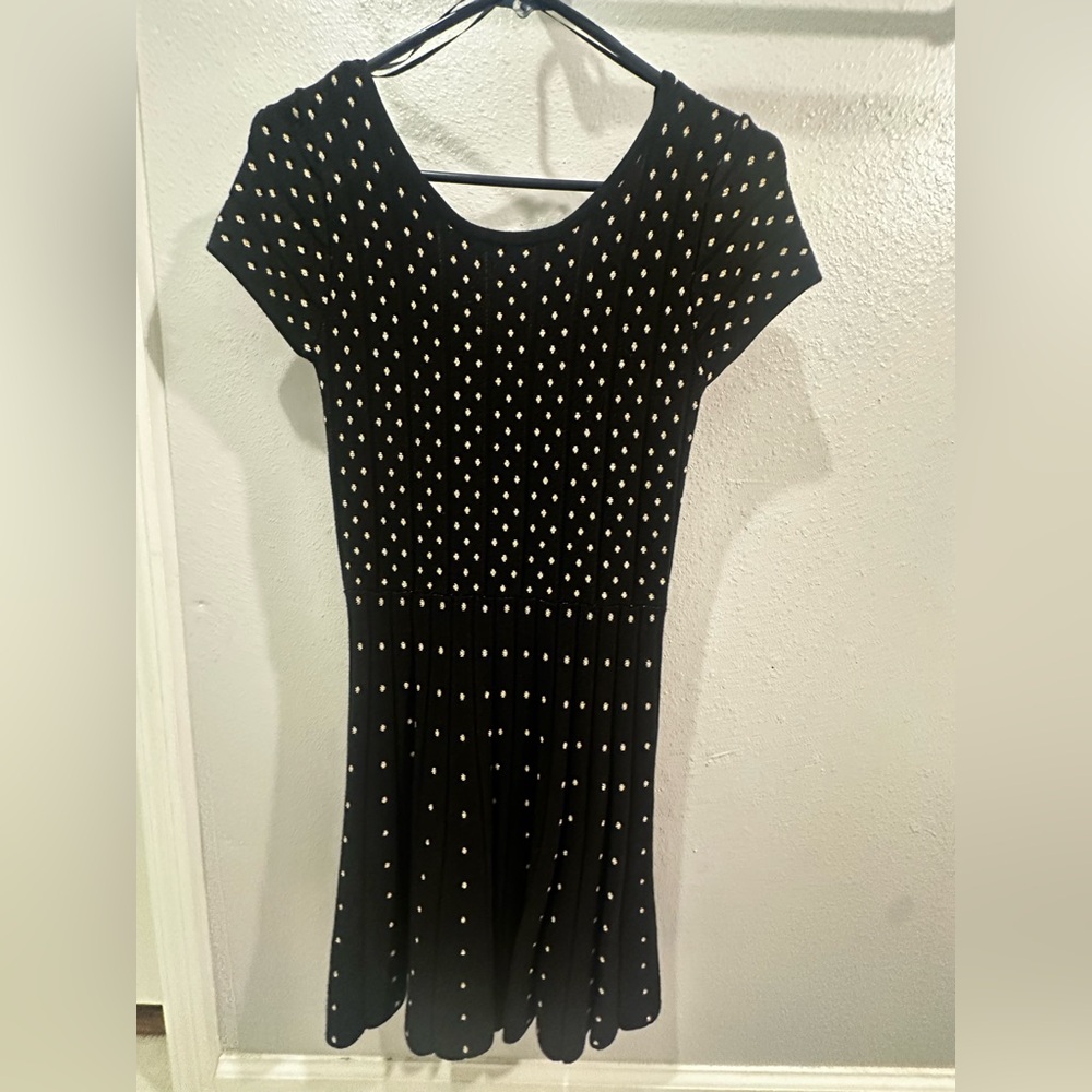 GB Girls Black and White Knit Sweater